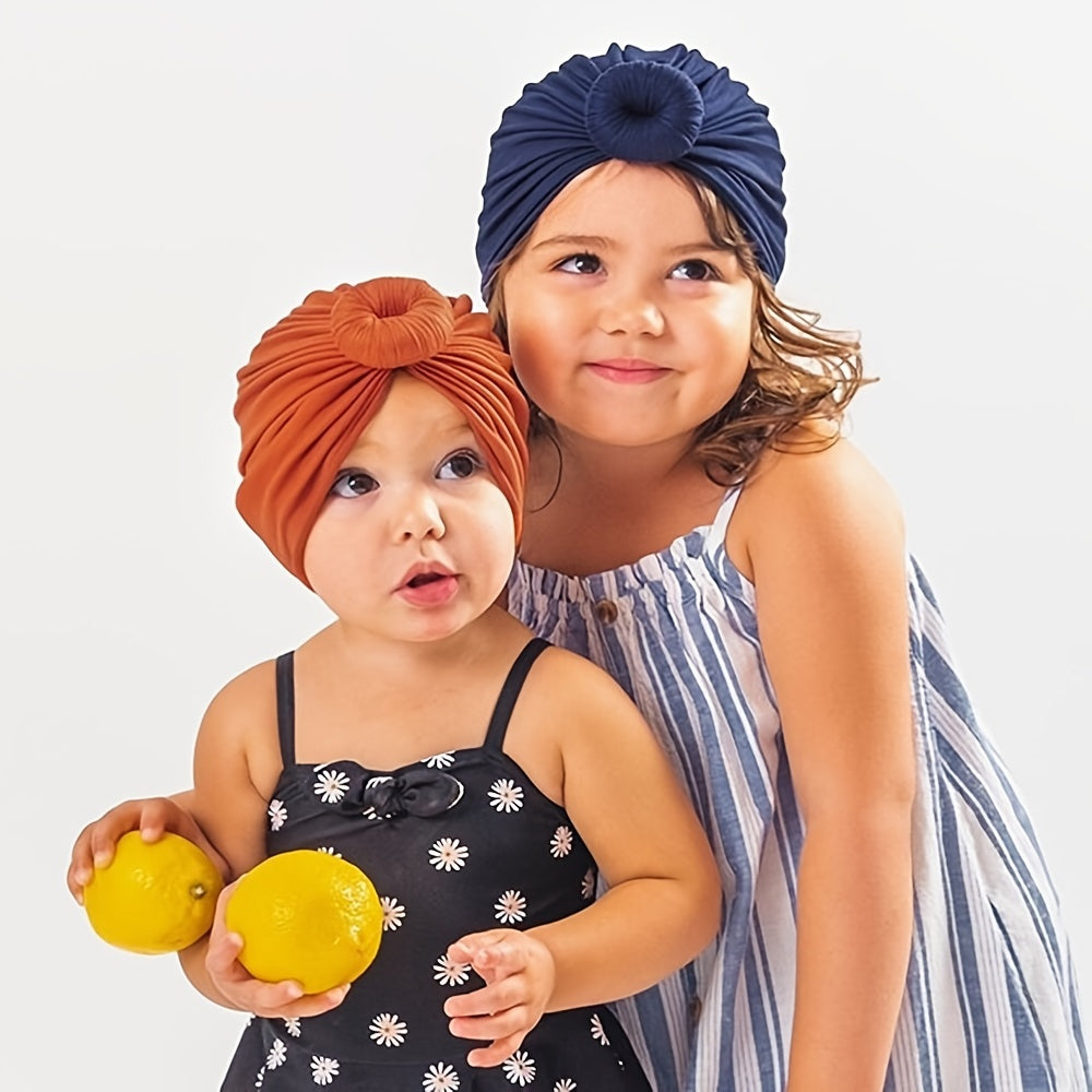 Newborn Toddler Donut Head Wrap Hat Turban Headband Photography Props