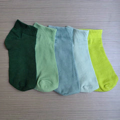 5 Pairs Ankle Socks Lightweight & Breathable Women's Stockings