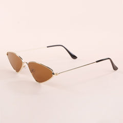 Small Frame Sunglasses Triangle Metal Sunglasses