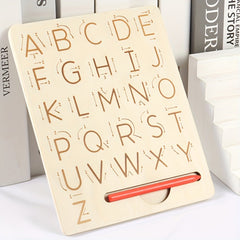 Wooden Alphabet Tracing Board with Pencil