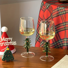300ML Christmas Tree Goblet Wine Cup Party Supplies Christmas Gift