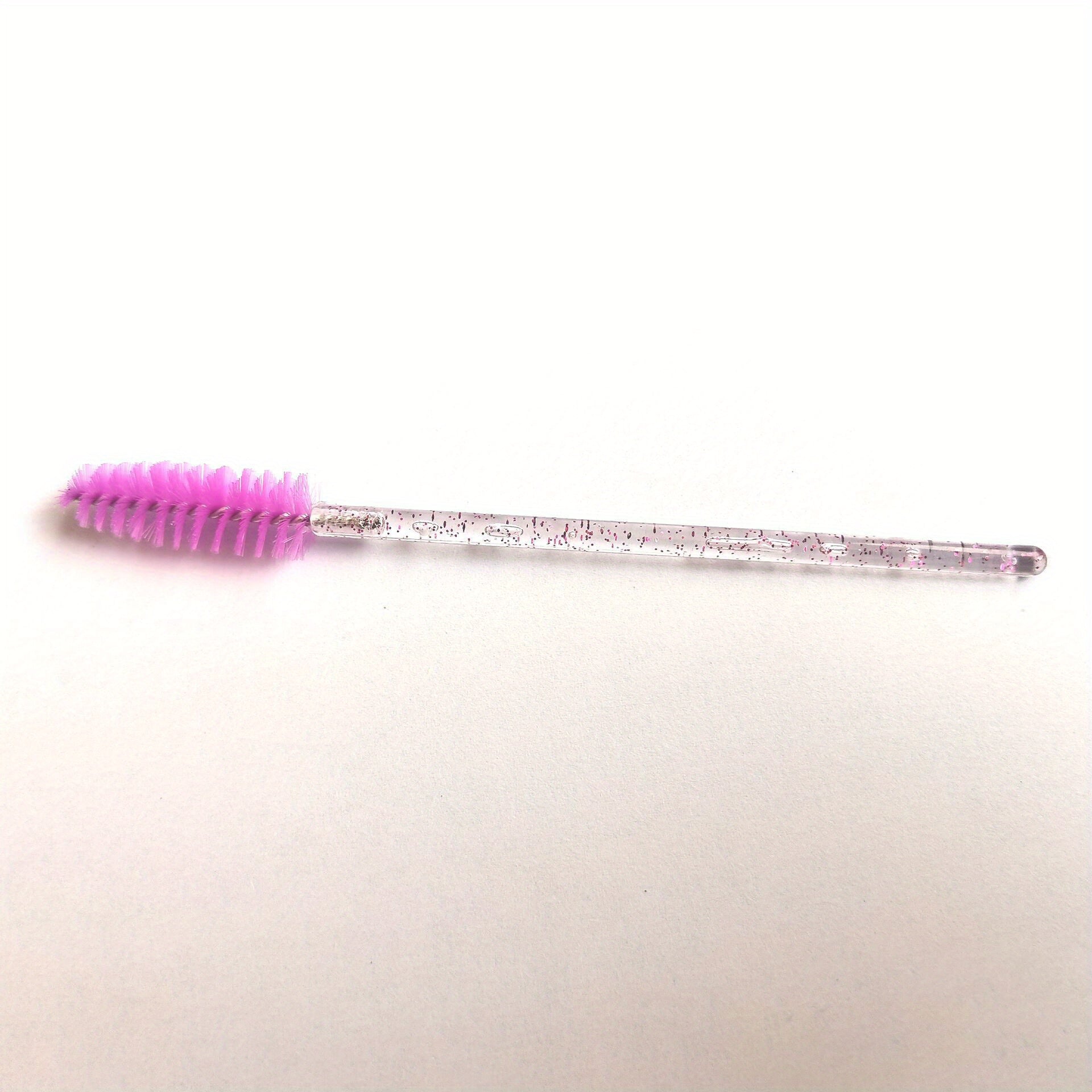 50pcs Crystal Eyelash Mascara Brushes for Daily Makeup and Eyebrow Grooming
