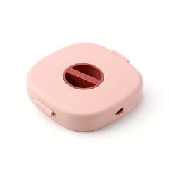 Portable Data Cable Storage Box with Phone Holder