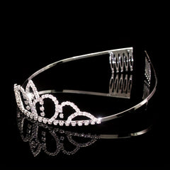 Rhinestone Queen Crown Tiara Headdress Bridal Wedding