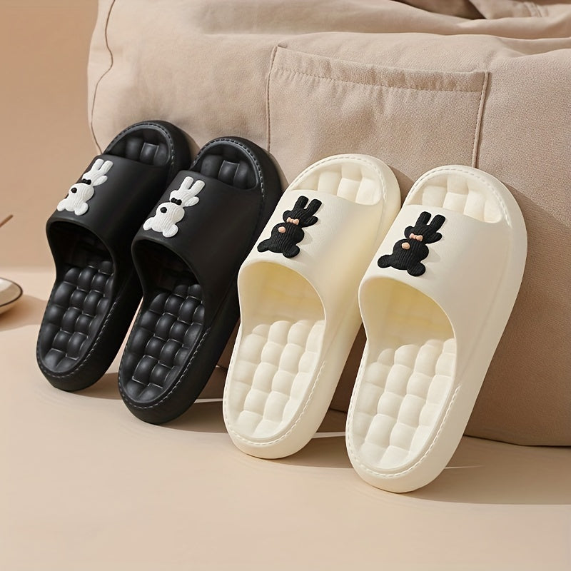 Women's Cartoon Decor Slides Comfortable Open Toe Slip On Shoes