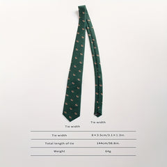 Men's Small Lion Pointed Neck Collar With Bow Tie