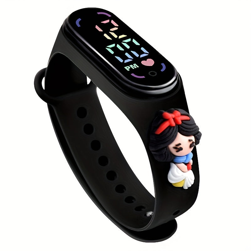 Kids LED Cartoon Electronic Watch Student Silicone Sports Bracelet