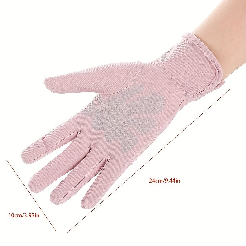 Breathable Sun Protection Gloves for Outdoor Activities