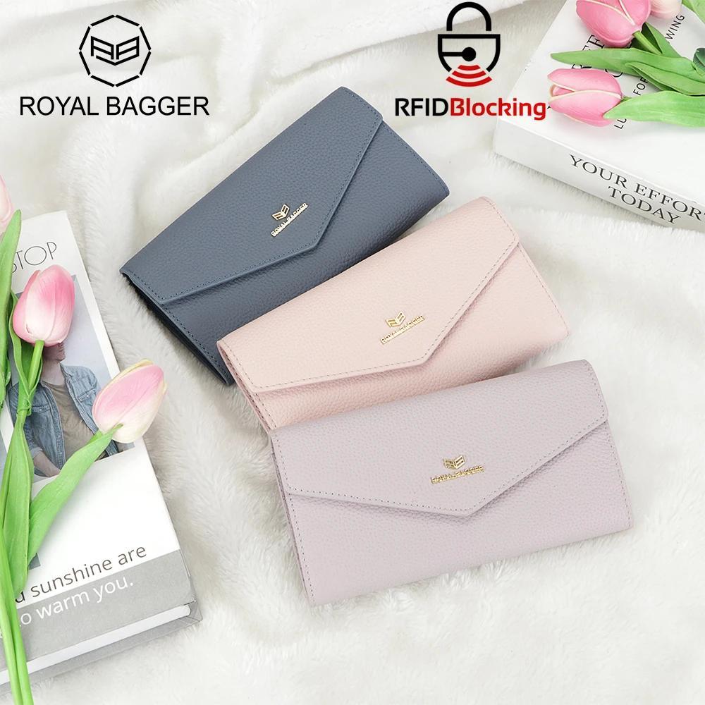 Royal Bagger Women's RFID Blocking Wallet with Coin Pocket