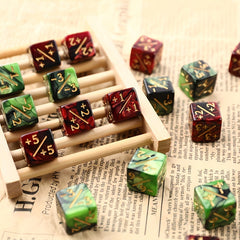 10pcs 6 Side Dice Counters Toy Counting Dice For Game