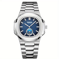 Classic Business Steel Strap Quartz Watch Waterproof Watch