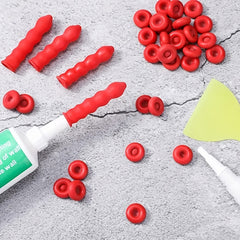 10pcs Glass Glue Nozzle Sealing Ring Protective Cover