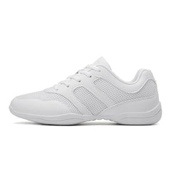 Lace Up Mesh Flat Sneakers Competition Dance Shoes