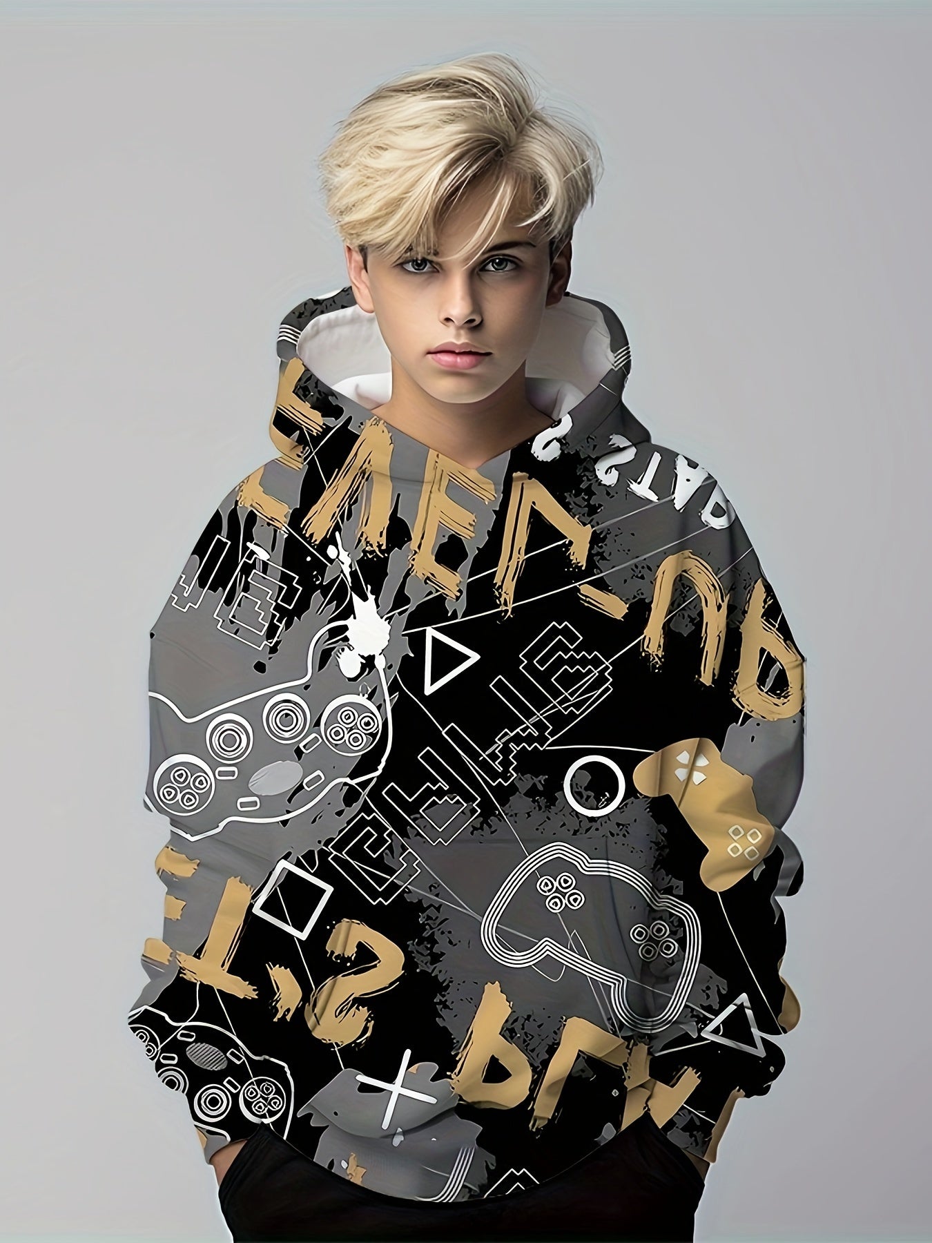 Boy's Graphic Hoodie 3D Print Sweatshirt