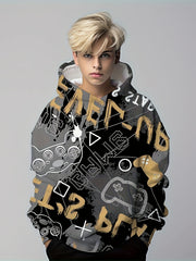 Boy's Graphic Hoodie 3D Print Sweatshirt