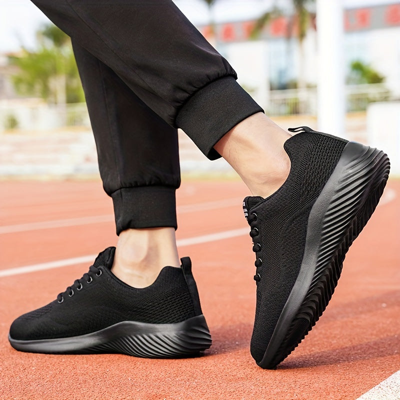 Men's Knitted Lightweight Casual Shoes Non Slip Sneakers