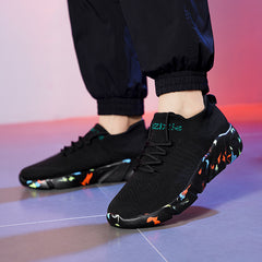 Men's Chunky Sneakers with Mesh Front