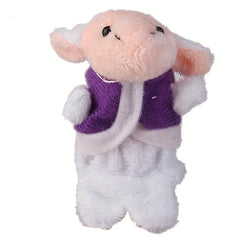 10pcs Mini Finger Puppets Set - Wolf and Little Lambs Story Finger Puppets