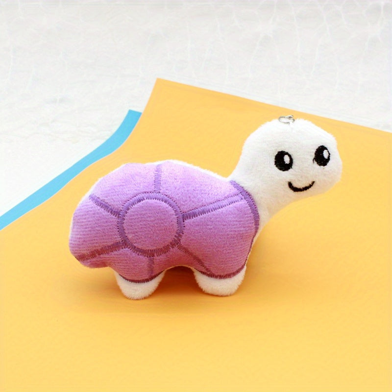 Turtle Doll Charm Little Turtle Car Keychain Plush Toy Doll Pendant