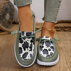 Women's Casual Flat Loafers Slip On Low Top Shoes