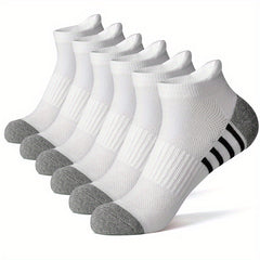 6 Pairs Striped Mesh Socks Comfy & Breathable Women's Stockings