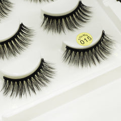 3 Pairs Magnetic Eyelash Set Long Natural Fluffy Curly Eyelashes