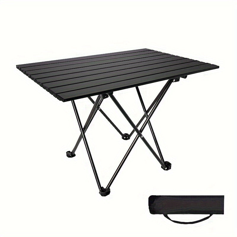 Portable Aluminum Beach Table with Bag for Outdoor Cooking Picnic Camping