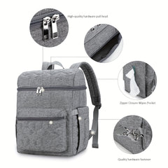 Large Capacity Waterproof Mommy Bag Backpack