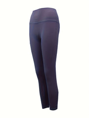 Seamless High Waist Fitness Cropped Pants Running Yoga Leggings