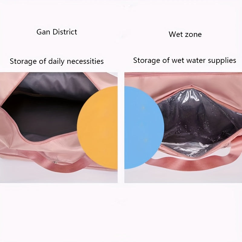 Minimalist Solid Travel Duffle Bag Lightweight Versatile Overnight Bag
