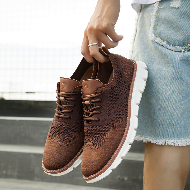 Men's Mesh Casual Oxford Sneakers Breathable Lightweight Shoes