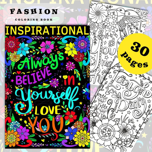 Always Believe In Yourself Coloring Book