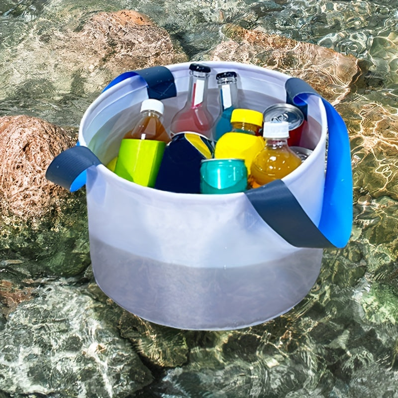 Plastic Foldable Bucket Portable Water Storage Bucket for Camping