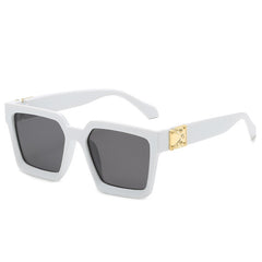 Vintage Oversize Square Sunglasses UV400 Protection