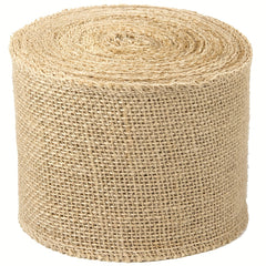 10cm Wide Burlap Fabric Ribbon 11 Yards DIY Ribbon Decoration Wedding Party