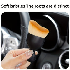 Soft Bristle Car Interior Cleaning Brush Air Conditioner Outlet Gap Dust Remover
