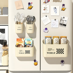 Magnetic Storage Rack Refrigerator Door Shelf Organizer