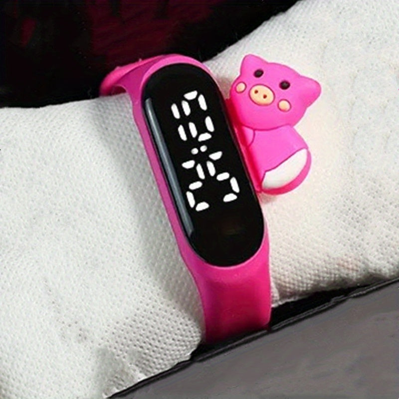 Children's Cartoon LED Watch Waterproof Kids Bracelet Sports Electronic