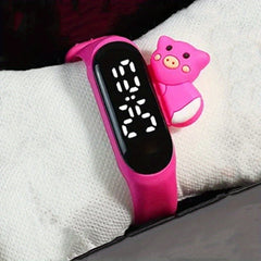 Children's Cartoon LED Watch Waterproof Kids Bracelet Sports Electronic