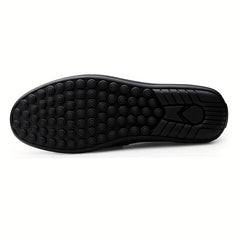 Men's No Tie Lace Slip-On Loafers Smart Casual Shoes