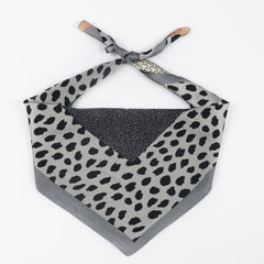 Men's Leopard Spotted Square Scarf for Daily Style
