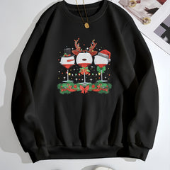 Women's Christmas Sweatshirts Long Sleeve Winter Pullovers