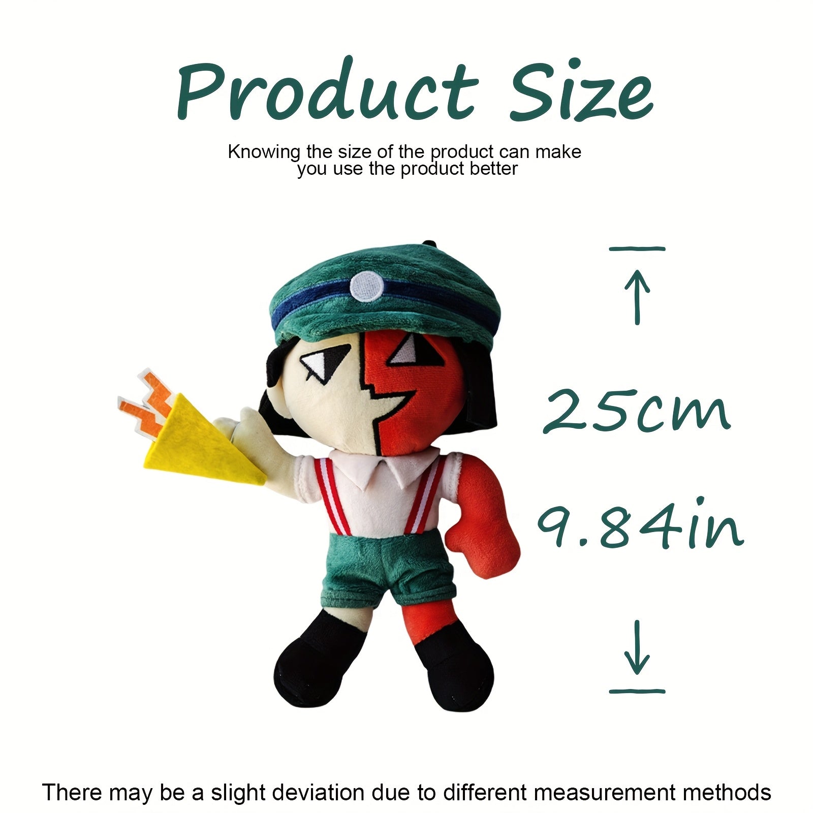 Anime Inspired Patchwork Plush Dolls Soft Stuffed Animals