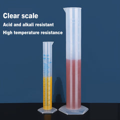 ETOPLEX Graduated Cylinder 10ml Clear Lab Cylinders
