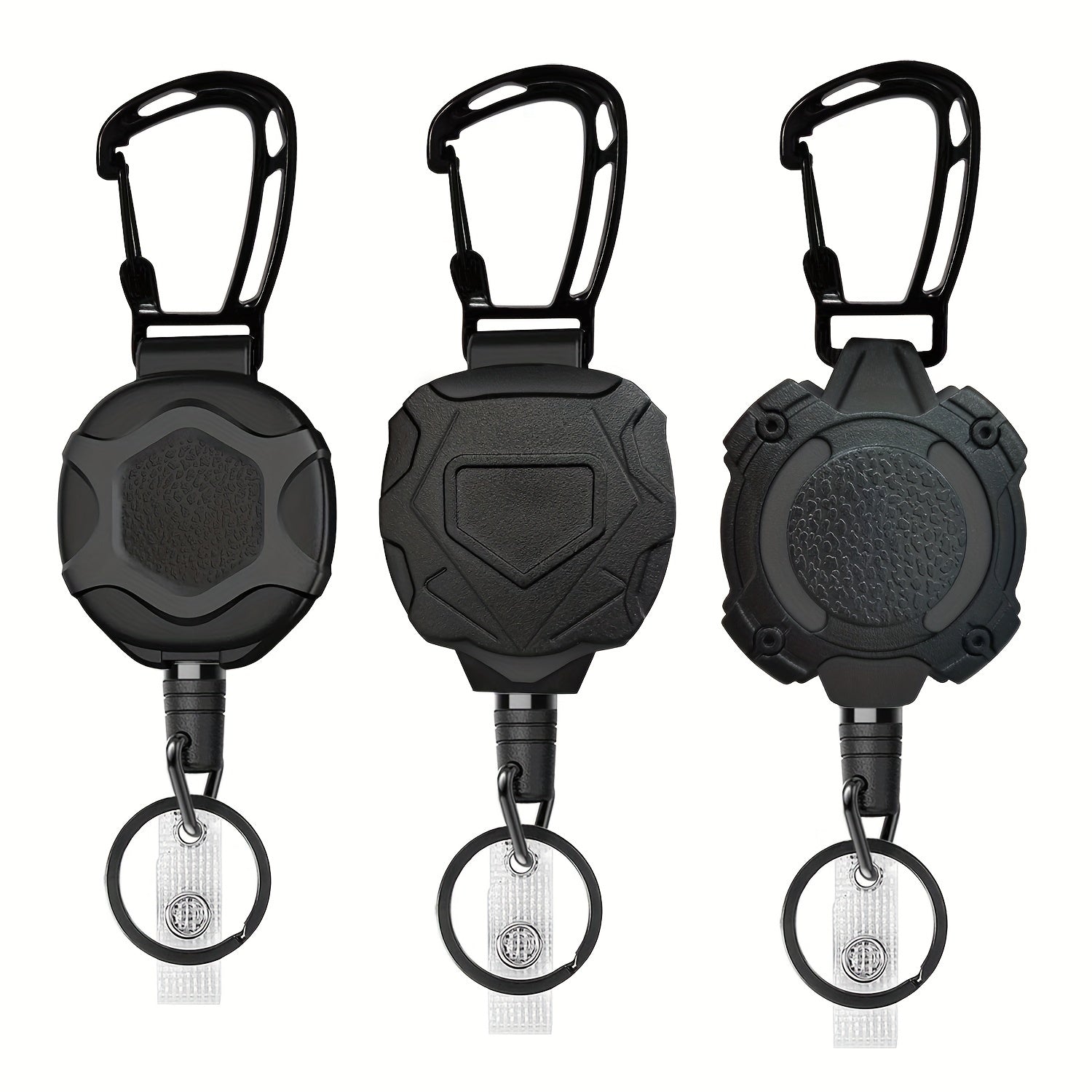 3 Stainless Steel Spring Climbing Buckles Anti-lost Key Buckles