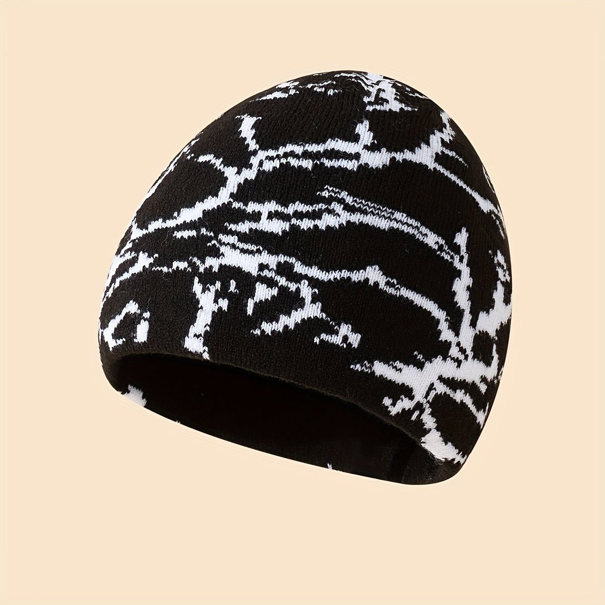 Knitted Woolen Hat Winter Warm Cold-proof Beanie Hats for Men Women