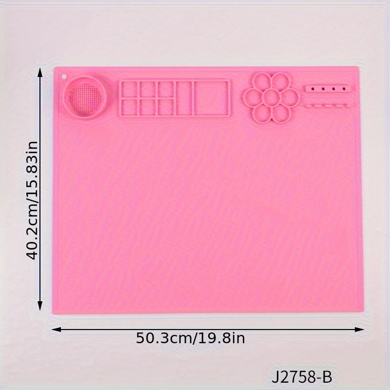 Silicone Painting Pad for DIY Resin Craft Making Casting