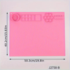 Silicone Painting Pad for DIY Resin Craft Making Casting