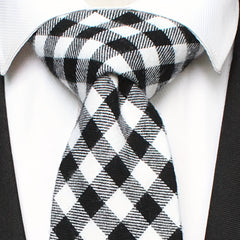 Men's Plaid Business Casual Tie Daily Working Accessories
