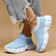 Women's Slip On Sock Sneakers Breathable Casual Shoes